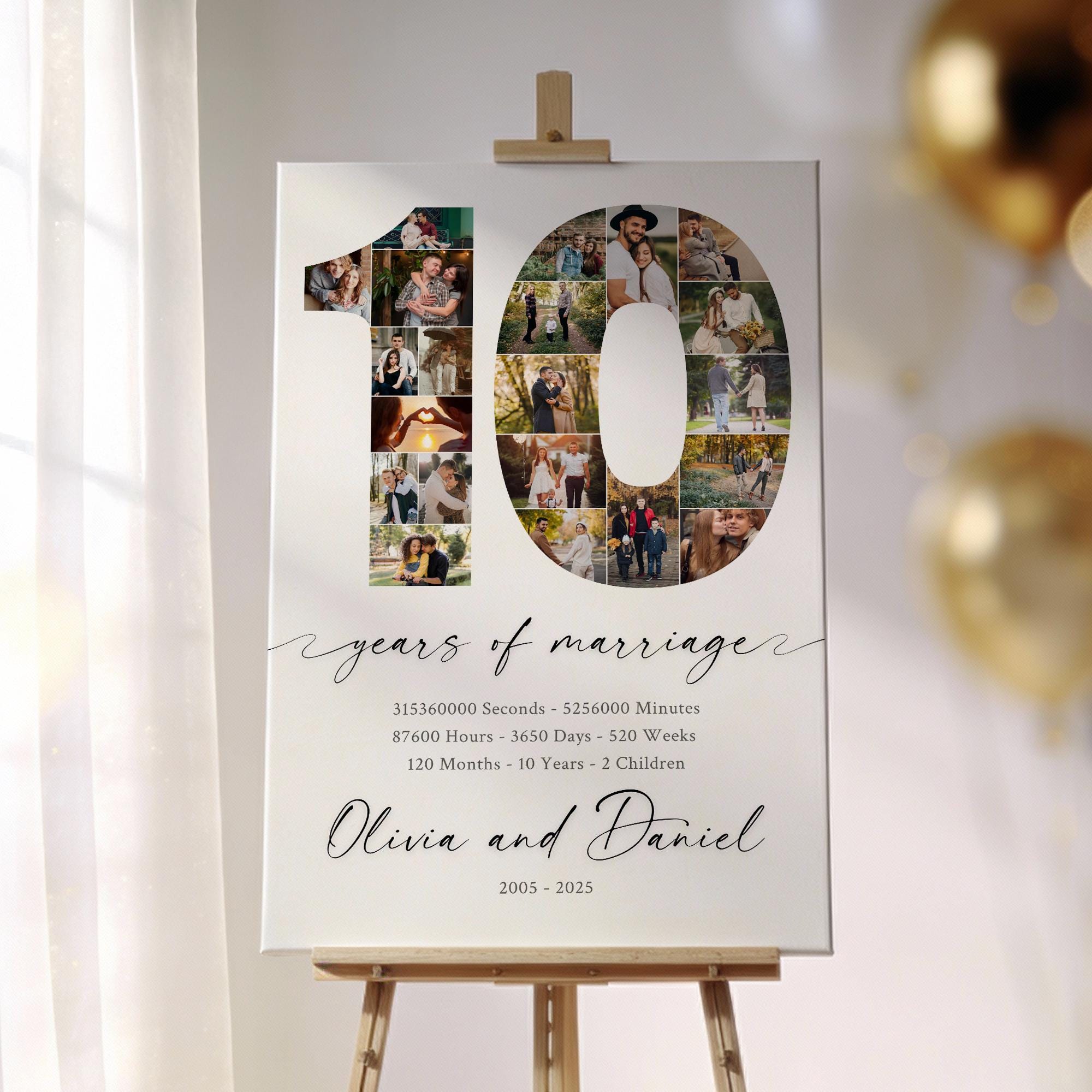 10th Anniversary Photo Book - Etsy
