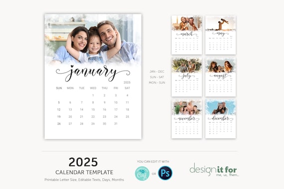 Calendrier Mural 2025-2026 - Planificateur Mensuel Multilingue - Bureau, école, Famille - Design épuré - 3