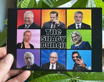 The Shady Bunch Political Postcards