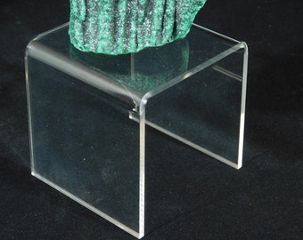 A Medium LUCITE Riser Display Stand for Crystals Fossils Minerals and More! 