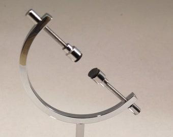 CALIPER Display Stand SMALL Sized Chrome Adjustable