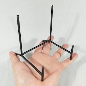 Easel Display Stand Large Size Black Iron Very Sturdy