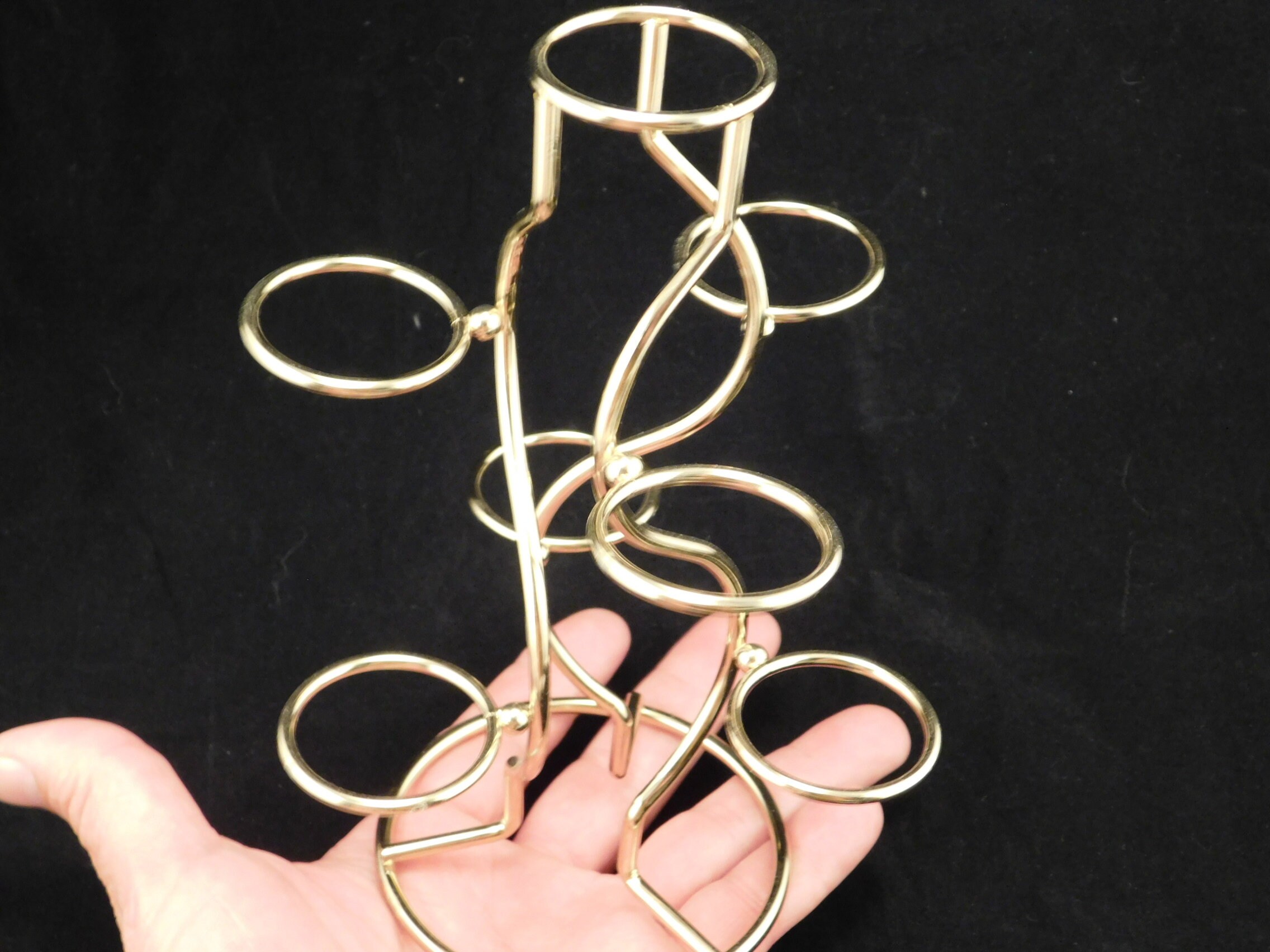 Pair of Brass Seahorse Sphere Stands 518A