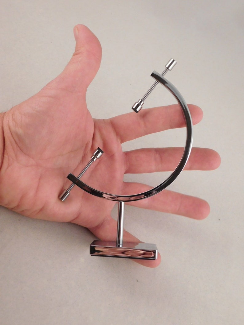 One Quality LARGE Sized Chrome CALIPER Display Stand for Etsy