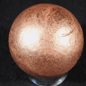 Larger! Super Heavy SOLID COPPER Sphere From Michigan 283gr