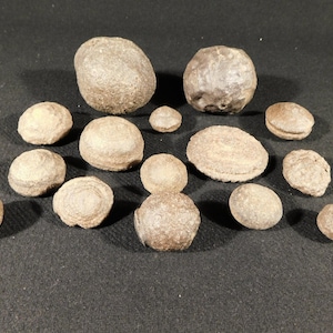 Big Lot of FIFTEEN! 100% Natural Moqui Marble s or Shaman Stones Utah 629gr