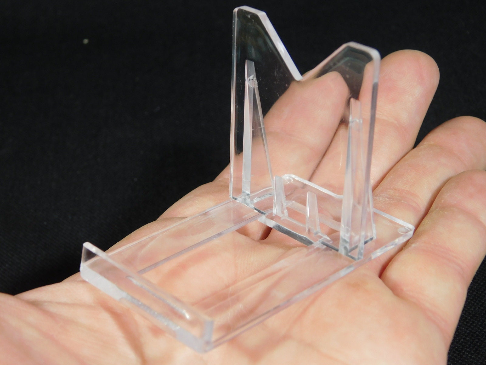 Easel Display Stand Small Size Adjustable Clear