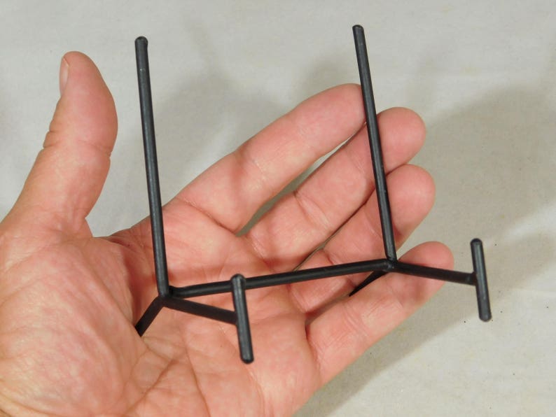 Easel Display Stand Medium Size Iron Black Color image 1