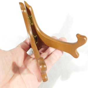Easel Display Stand Folding Solid Wood Small Size