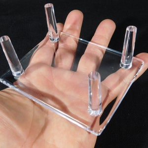 Display Stand Large Size FOUR Post Clear Lucite