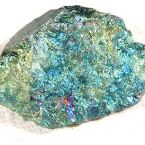 Big! Bright IRIDESCENT Peacock Copper Chalcopyrite or Peacock Ore Mexico 389gr