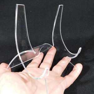 Easel Display Stand X-Large Size Clear Lucite