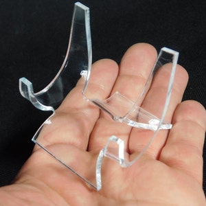 Schildersezel displaystandaard klein formaat helder Lucite