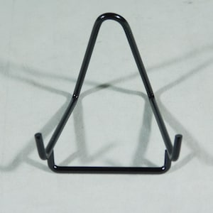 Staffelei Mini Size Black Metal für Teller, Artefakte, Fossilien und vieles mehr!