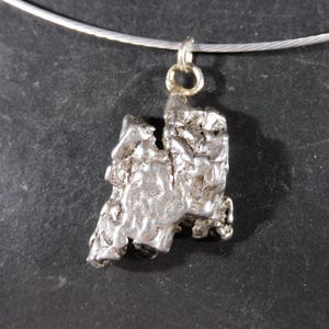 CAMPO Del Cielo METEORITE Pendant or Necklace...a Falling Star! Argentina 7.62