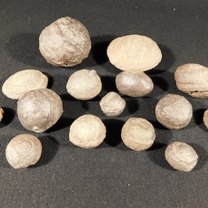 Big Lot of FIFTEEN! 100% Natural Moqui Marble s or Shaman Stones Utah 634gr