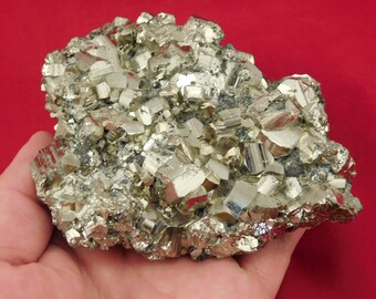 Pyrite Cluster Pendant Entwined Lustrous Pyrite Pendant Mine Cluster Interlocking Natural Crystals Peru
