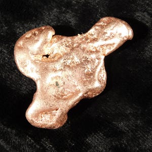 Super brillante! Pepita di rame 100% naturale o rame nativo galleggiante del Michigan 47,6 g