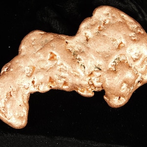 Big! Super Heavy Solid COPPER NUGGET or Native Copper Float Michigan 195gr