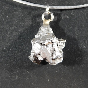 Campo del Cielo METEORITE Necklace ...a Falling Star! Argentina 2.67