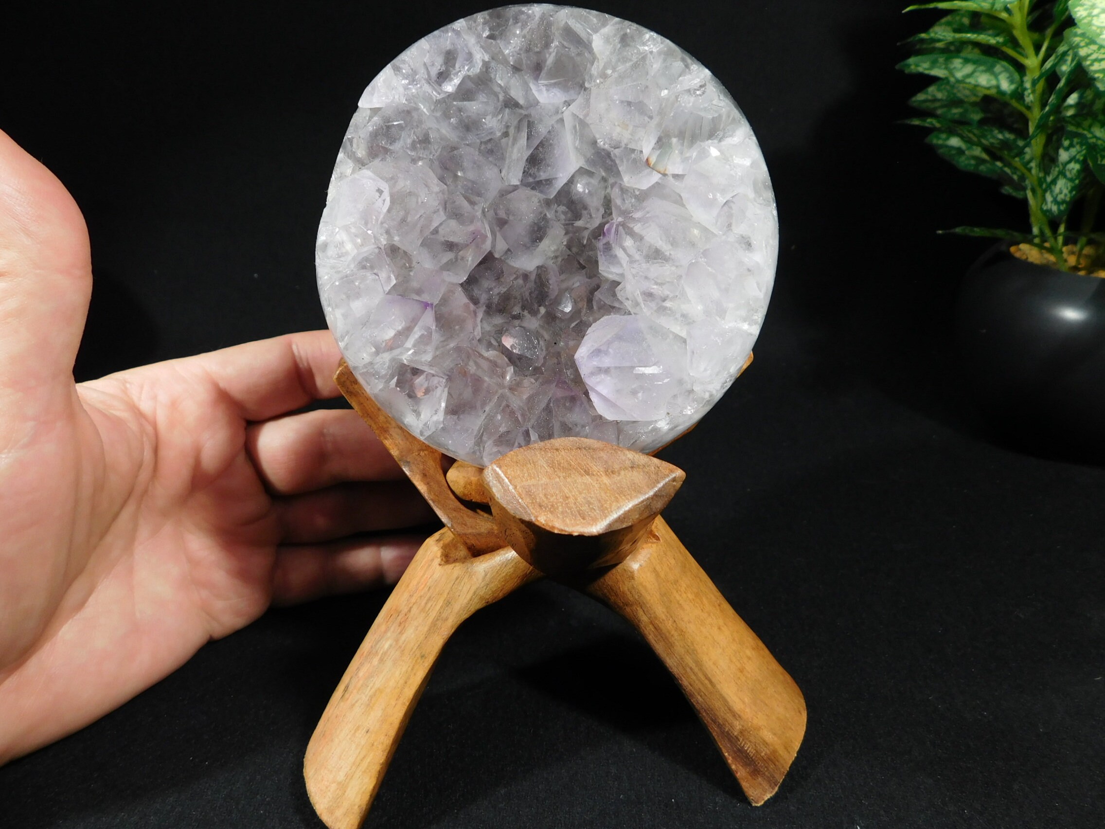Sphere Stand Solid Wood Folding Handmade Medium Sized - Etsy