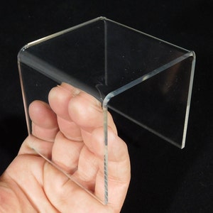 Display Stand Riser Type Clear Lucite Tall Medium Size