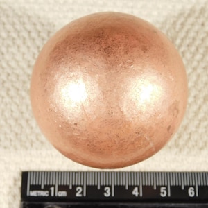 BIG! Super Heavy Solid COPPER SPHERE From Michigan 579gr