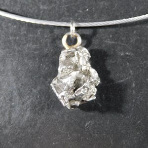 Campo del Cielo METEORITE Necklace ...a Falling Star! Argentina 4.81