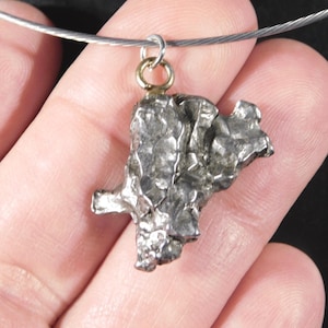Campo del Cielo METEORITE Necklace ...a Falling Star! Argentina 6.37