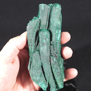 BIG! 100% Natural Malachite CAVE STALACTITE or Stalagmite The Congo 632gr