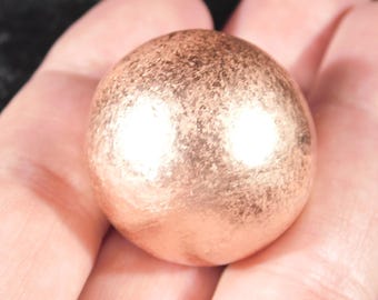 Kleine massive KUPFERKUGELN aus Missigiern 122gr