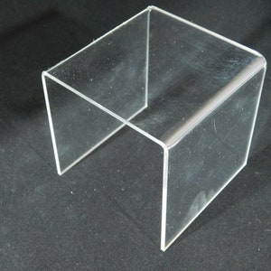 Display Stand Riser Type Large Tall Size Clear Lucite