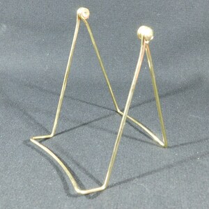 Easel Display Stand Large Size Gold Color Adjustable Folding image 7