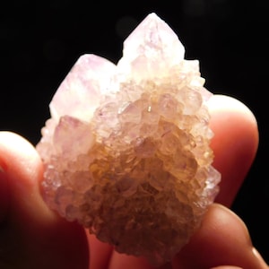 SPIRIT Quartz or CACTUS Quartz Amethyst Crystal Cluster Africa 51.2gr