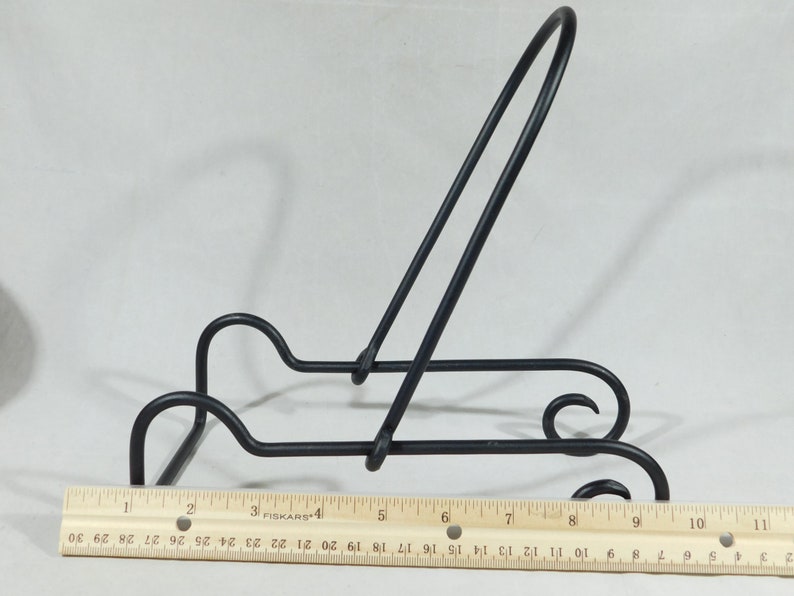 Large Adjustable BLACK Metal Easel Display Stand for Bowls Etsy