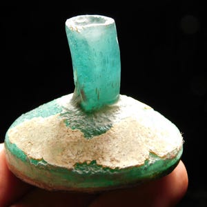 Ancienne bouteille de parfum en verre romaine de Mazar i Sharif Afghanistan 62,5 g