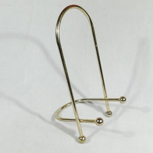 Easel Display Stand Large Size Ball Design Gold Color