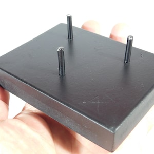 Display Stand Black Color Three Post Medium Size