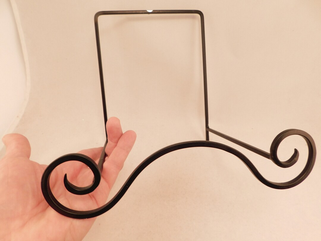 Extra Large Black Iron Display Easel Stand Etsy