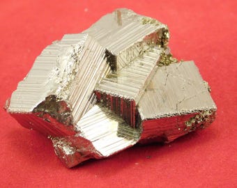 PYRITE Crystal CUBE Cluster 100% Natural Huanzala Mine Peru 93.2gr
