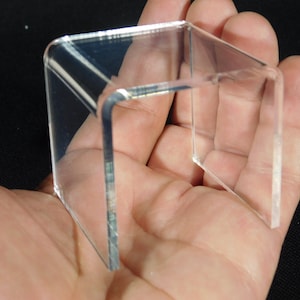 Display Stand Tall Riser Type Small Size Clear Lucite