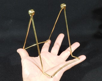 Easel Display Stand Large Size Gold Color Adjustable Folding