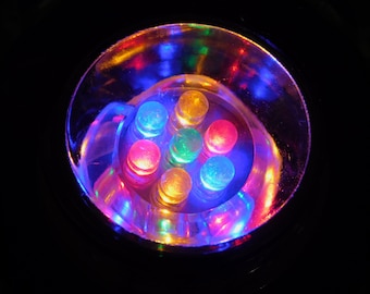 Lighted Display STAND With Changing MULTI-COLOR Lights