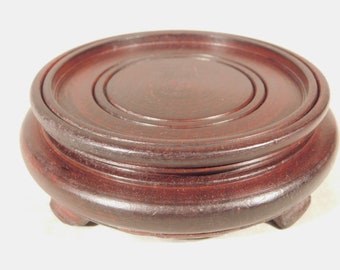 Display Stand Solid Wood Decorative Design Medium Size