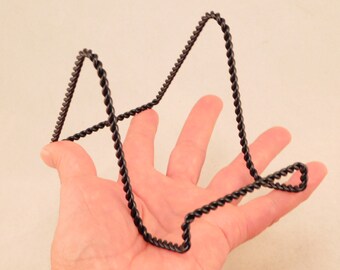 Staffelei Display Ständer Schwarz Metall MEDIUM Größe TWIST Design