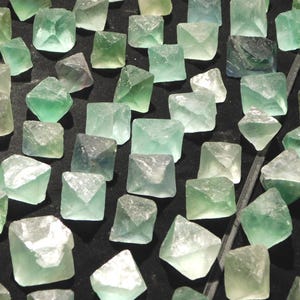 Mehr als ein Pfund! oder 500 Gramm! Fluoreszierende FLUORIT Octahedron Kristalle