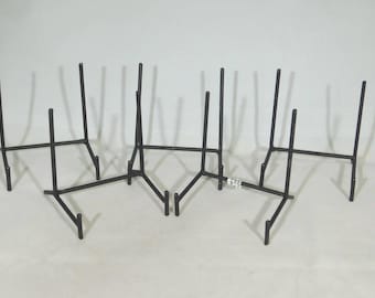 Staffelei Display Ständer Lot von FÜNF mittelgroße Größe Black Metal