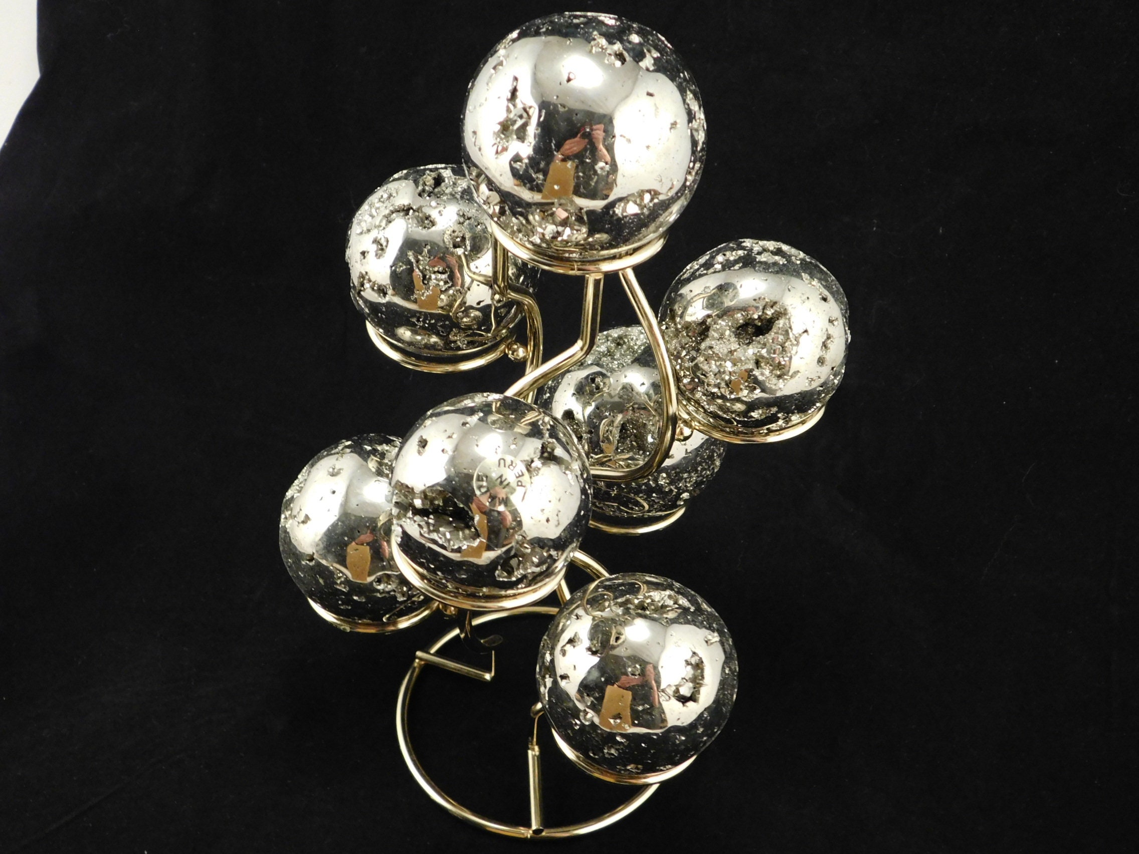 Collectibles Art & Collectibles Displays 1 Gold Sphere Holder for Home