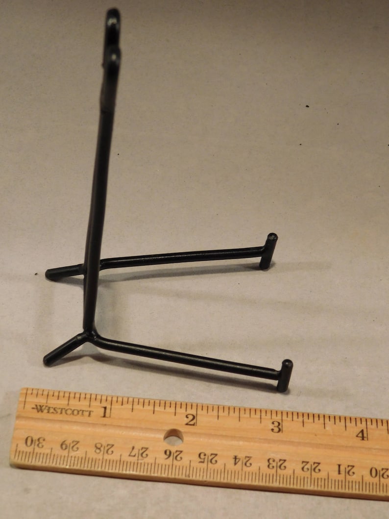 Lot of FIVE 5 Medium Iron Metal Display Stands Scroll Etsy