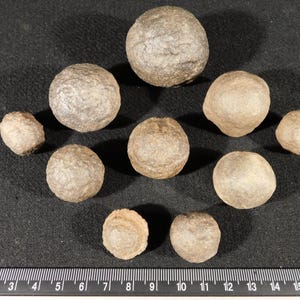 Big Lot of TEN NICE! 100% Natural Moqui Marble s or Shaman Stones Utah 255gr